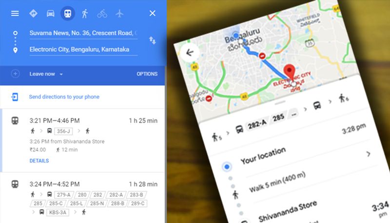 Google Maps introduces live train tracking bus travel estimates and more in India