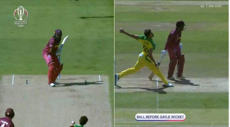 ICC World Cup 2019 Atlast Chris Gayle is out after series of umpiring errors