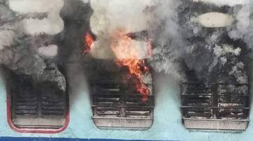 Silchar Thiruvananthapuram superfast express catches fire reasons remain unknown