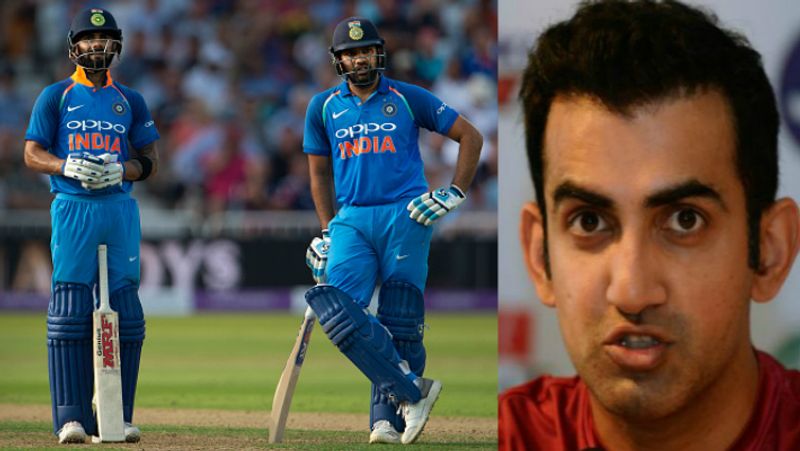 fans against gautham gambhir for comments against kohli