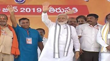 Prime Minister Modi stops in Andhra Pradesh assures Jagan BJP support