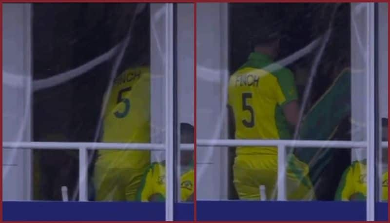 India vs Australia aaron finch unexpected run out