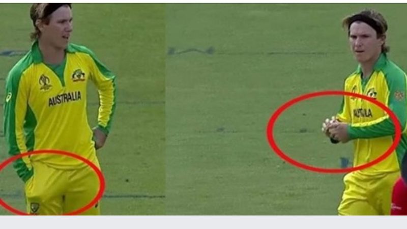 Twitter finds Adam Zampa tampered with ball against India in ICC World Cup 2019