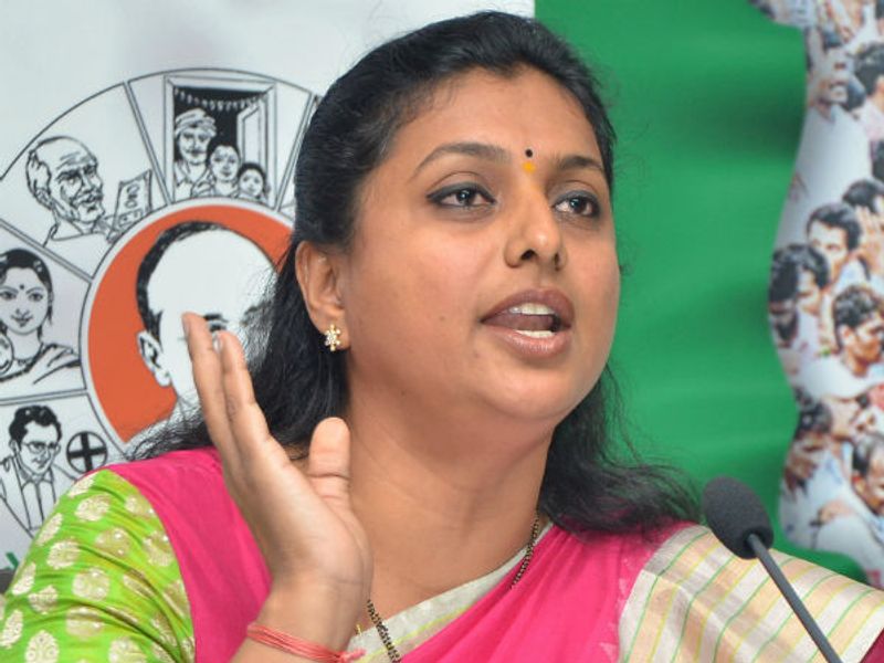 TDP MLC Sandhyarani fires on YSRCP MLA Roja