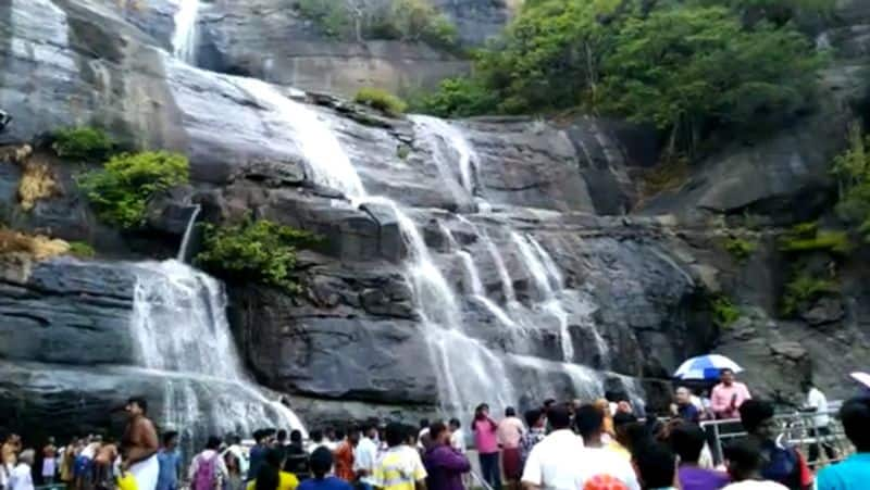 Tenkasi Falls Season Started..! Tourist Video..