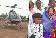 Maharashtra: Farmer sends helicopter for bride's grand entrance