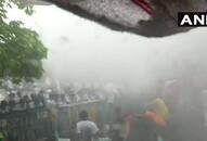 Baton charge on BJP workers in Kolkata