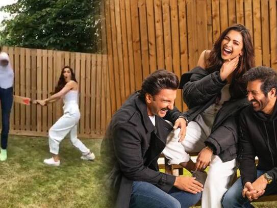 RANVEER SINGH AND DEEPIKA PADUKONE CUTE VIDEO FROM 83 SET