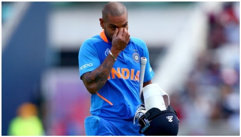 dhawan ruled out from world cup