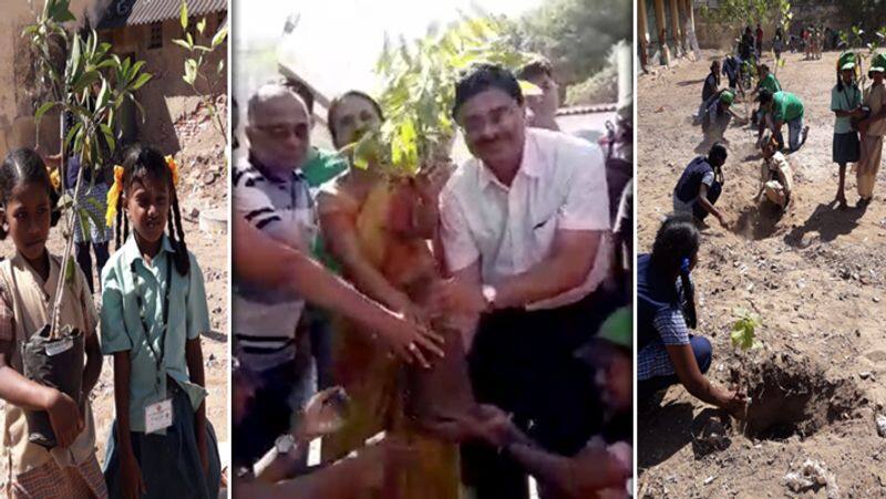 111 Girl Students saplings 111 Plants..! Video..