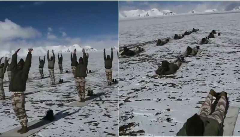 itbp personal practice yoga for 18,000 feet in ladakh