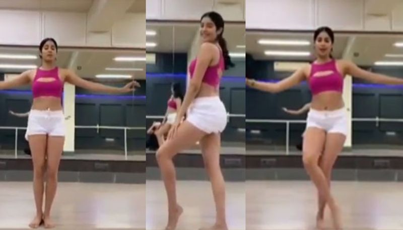 Janhvi Kapoor performing belly dance video goes viral