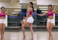 janhvi kapoor belly dance video viral