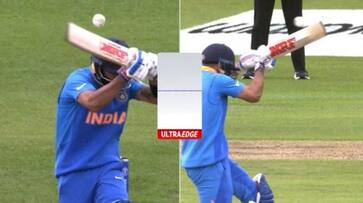 World Cup 2019 India Pakistan Virat Kohli gifts wicket walks no edge Mohammad Amir