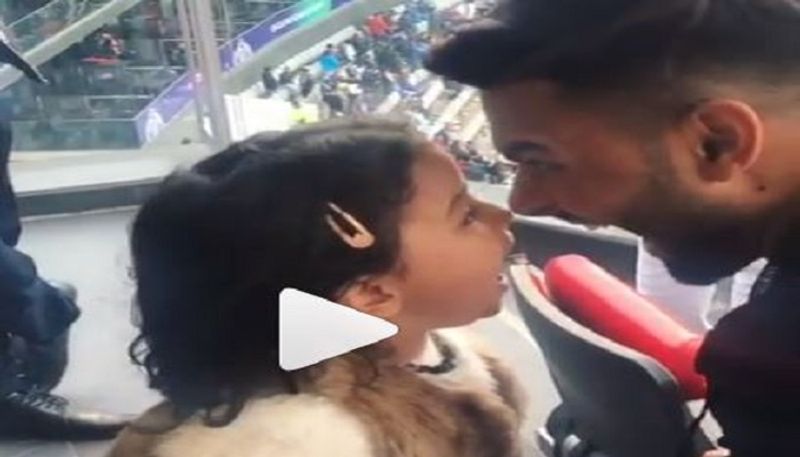 Ziva Dhoni and Rishabh Pant have a blast at India vs Pakistan match