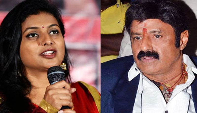 ap assembly: Ysrcp Mla R.K.Roja satirical comments on actor, mla Balakrishna along with Lokesh