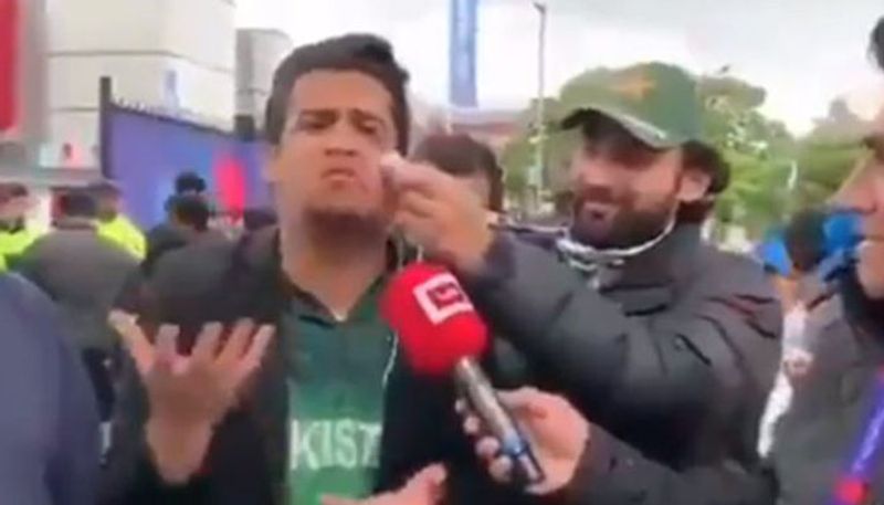 Watch Video Pak fan blames burger and pizza for defeat against India