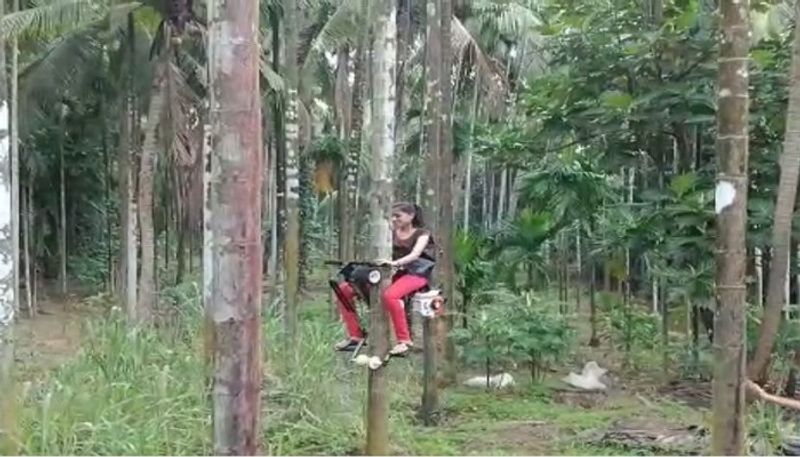 Anand Mahindra Praises person who developed machine to climb areca nut trees