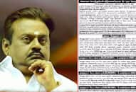 Tamil Nadu: DMDK chief Vijayakanth in soup; bank puts properties up for auction