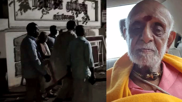 somaskandar  statue...hindu priest arrested