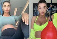 Pregnant Amy Jackson flaunts baby bump, workout session and food  cravings