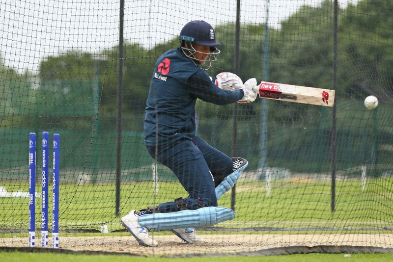 ICC World Cup 2019 Arjun Tendulkar bowls at the England batsmen in the nets