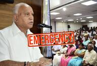 KarnatakaYeddyurappa leads Emergency protest