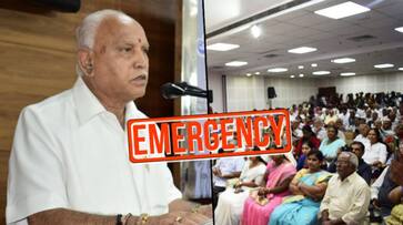 KarnatakaYeddyurappa leads Emergency protest