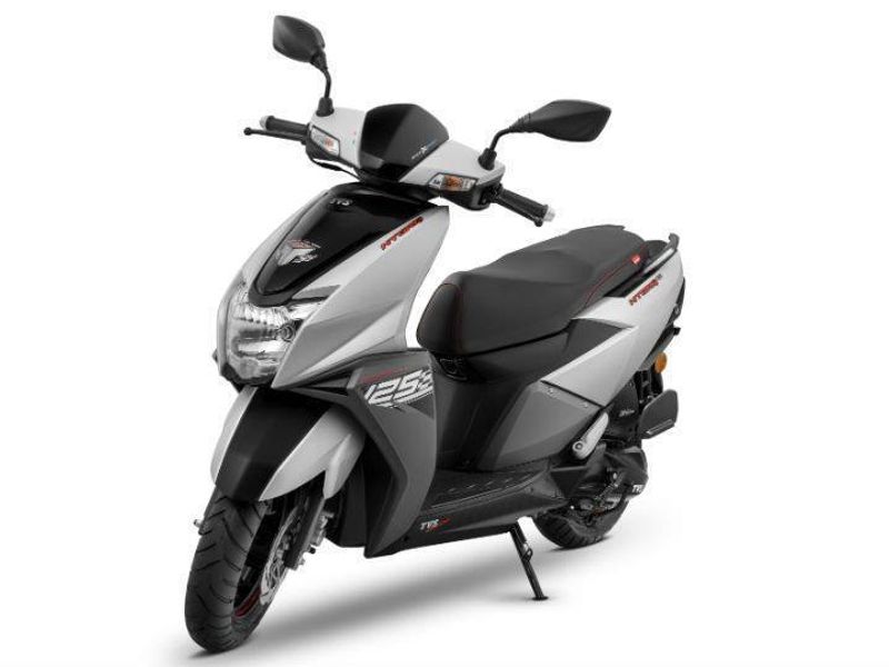 Tvs motor launch Ntorq 125 scooter with matte silver shade