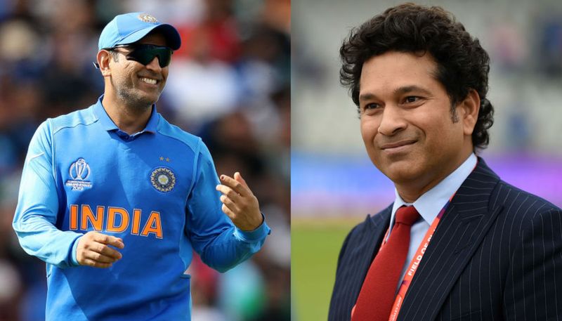 ICC World Cup 2019 MS Dhoni Fans trolls Sachin Tendulkar