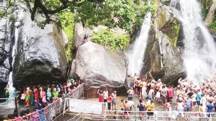 Courtallam waterfalls baths