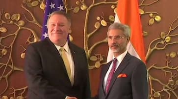 US Secretary of State Mike Pompeo meets PM modi, ajit doval and Jaishankar in delhi