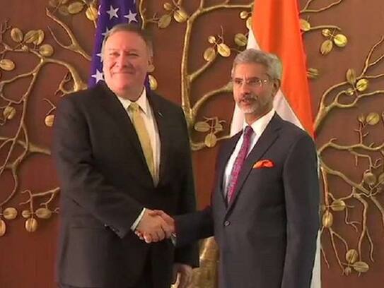 US Secretary of State Mike Pompeo meets PM modi, ajit doval and Jaishankar in delhi