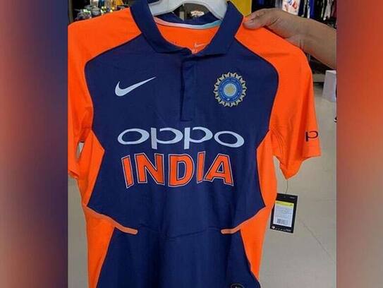 Opposition alleges bjp to promoting Bhagwa color through team India in world cup