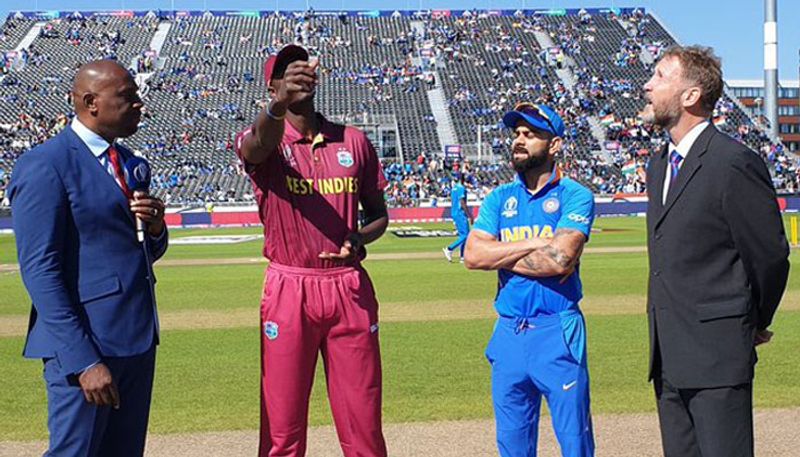 India won the toss in Manchester against WI