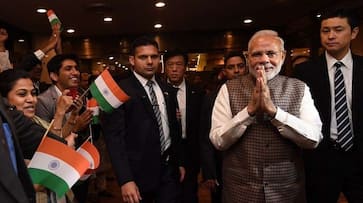 Slogans raised Vande Mataram and Jai Sri Ram raised at community event in japan in presence of PM modi