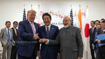 G20 Summit PM Modi Donald Trump Shinzo Abe discuss Indo Pacific connectivity