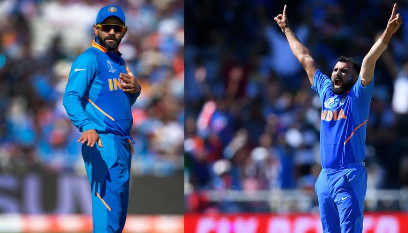 India vs New zealand semifinal fans angry on virat kohli over mohammed shami rest