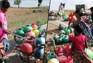 Karnataka: Govt school students skip classes to help parents fetch water in Koppal