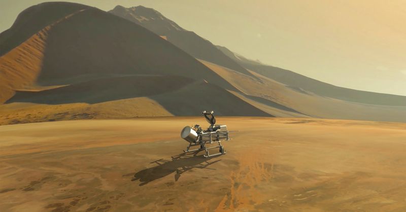 Nasa to send Dragonfly drone to Saturn moon Titan