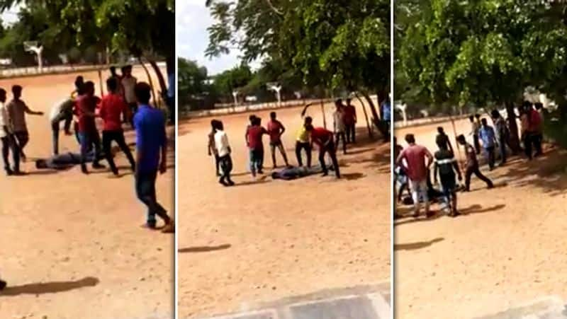 Andhra College Students Attacking Video..