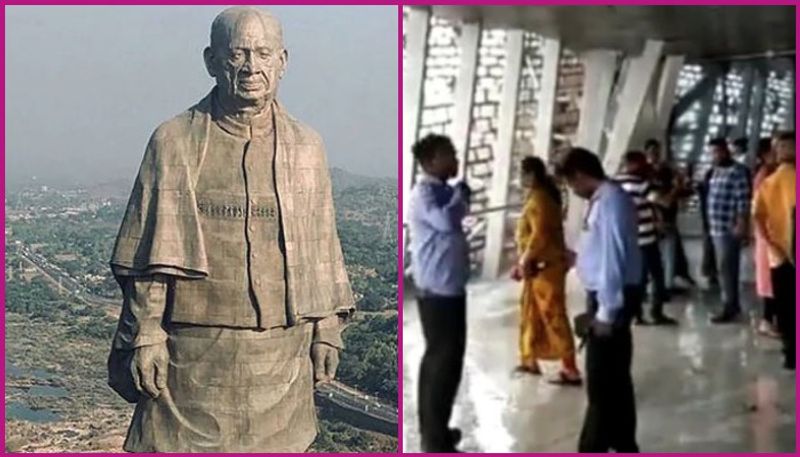 Rain Pours Inside Statue Of Unity, Triggers Criticism On Social Media