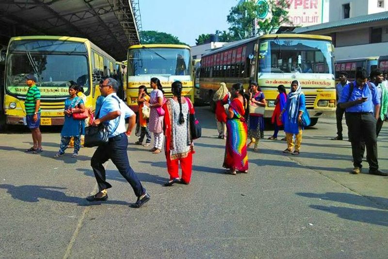 The Transport Department has announced that 97% of buses are running across Tamil Nadu KAK