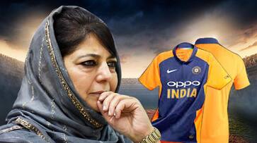 World Cup 2019 Mehbooba Mufti blames orange jersey India loss England