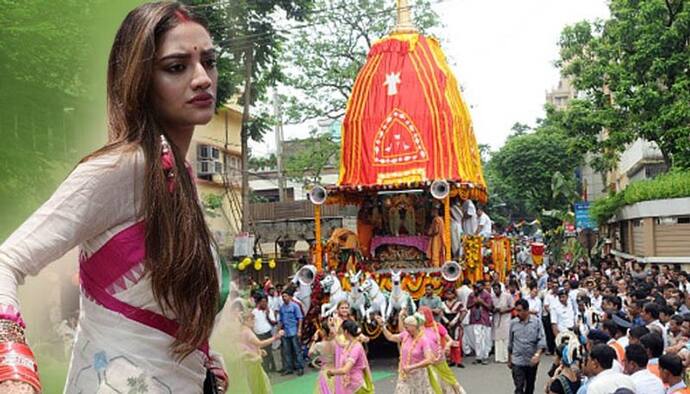 মন জিতেছেন নুসরত, রথযাত্রায় সাংসদকে বড় সম্মান দিল ইসকন