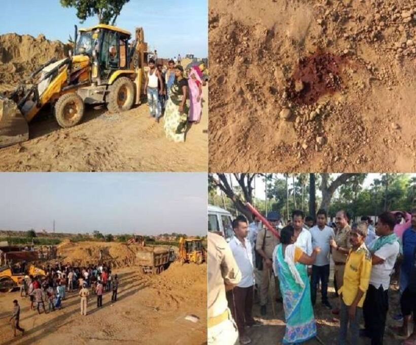 मांएं चीखती चिल्लाती रहीं और सामने रोड रोलर रौंदता चला गया बच्चियों को