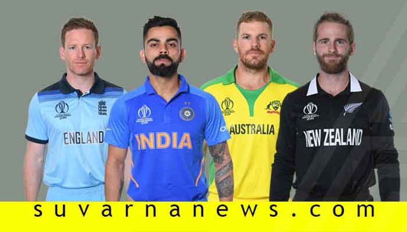 ICC Top 4 rankings Teams will Fight World Cup Semi Finals