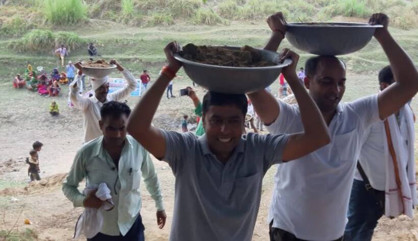 नाले में तब्दील कर्णावती नदी को जीवनदान देने का भगीरथ प्रयास शुरु, मिर्जापुर के 19 गांवों को होगा लाभ