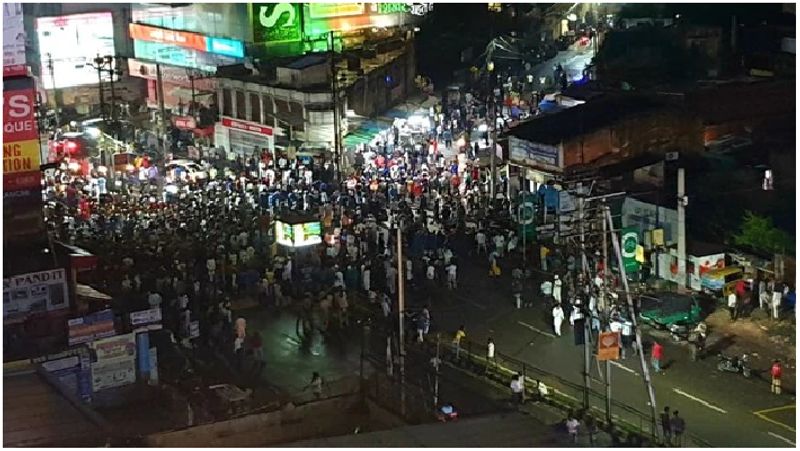 Muslim Young Man Support to Hindu Organization Protest in Hubballi