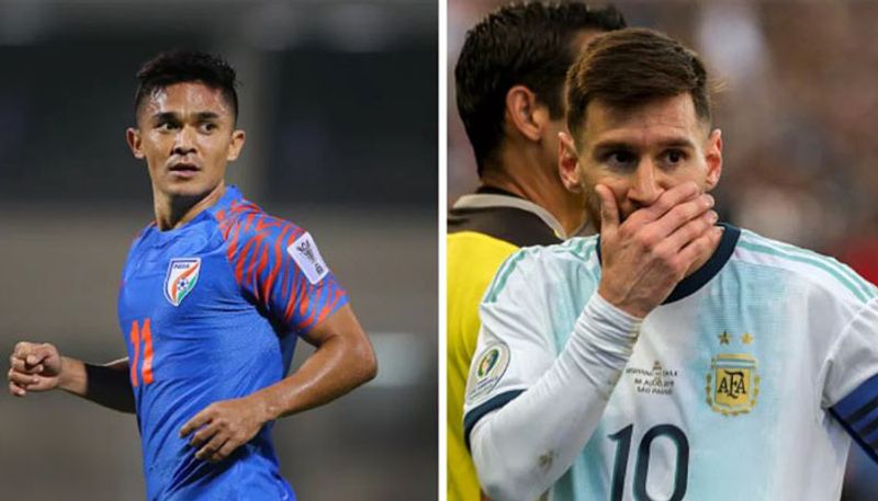 Sunil chhetri surpass lionel messi and become 2nd highest active goals scorer